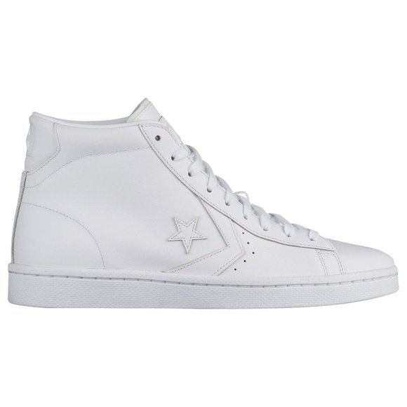 NIB Converse Pro Leather 76 Mid White/White/White 155335C US Mens 9.5 - Picture 3 of 6